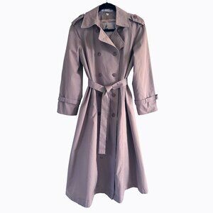 Elegant Women's Trench Coat - Taupe